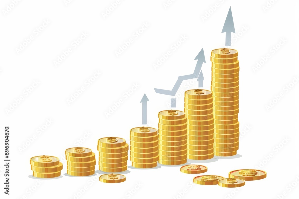 Conceptual Finance Illustration created with Generative AI Conceptual Finance Illustration created with Generative AI