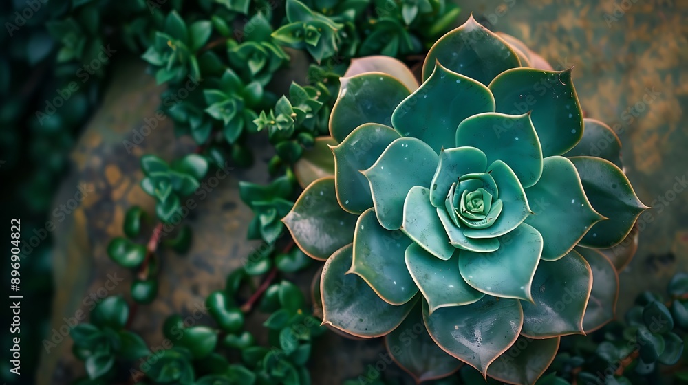 succulent plant in garden succulent plant in garden