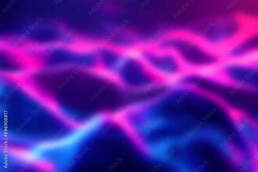 Obraz premium Digital noise gradient with vibrant colors of purple, pink and orange. Blurry grainy noise texture background. Perfect for modern designs and digital projects. posters advertising, backdrop, templates
