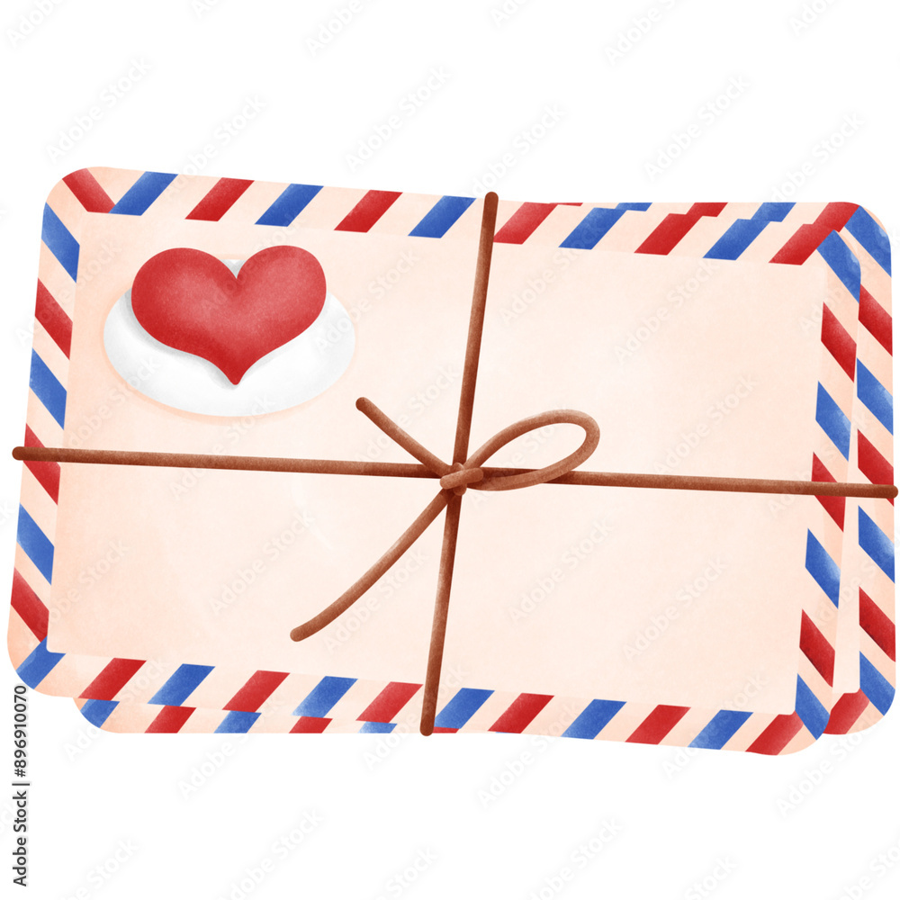 Fototapeta premium Valentine's Day envelope