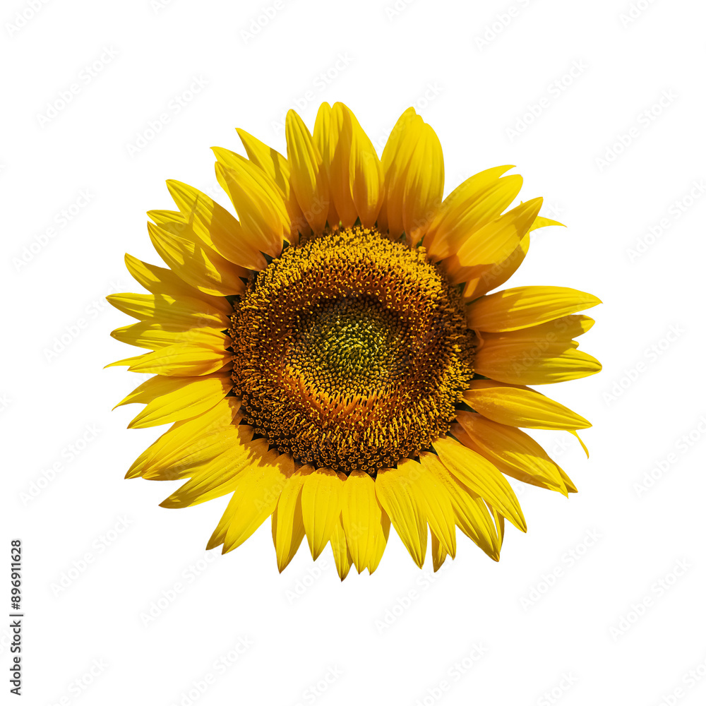 Obraz premium Sunflower isolated on white background