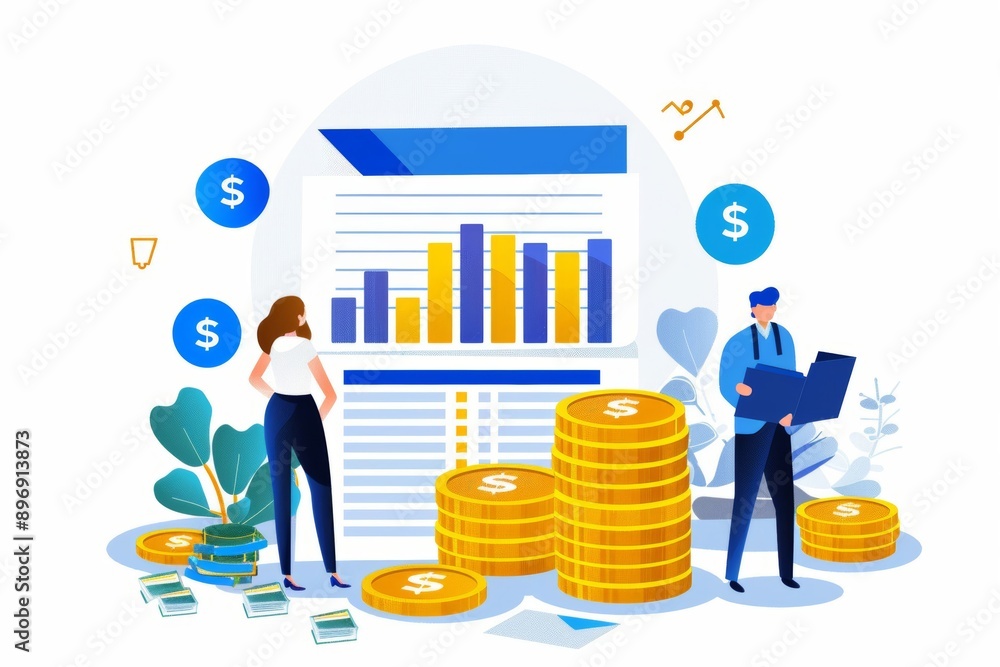 investment records, asset management, and performance, offering a modern and clear visual representation of financial assets and investment metrics. investment records, asset management, and performance, offering a modern and clear visual representation of financial assets and investment metrics.