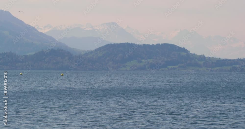 Morning on the Swiss Lake Zug in the Canton of Zug. Morning on the Swiss Lake Zug in the Canton of Zug.