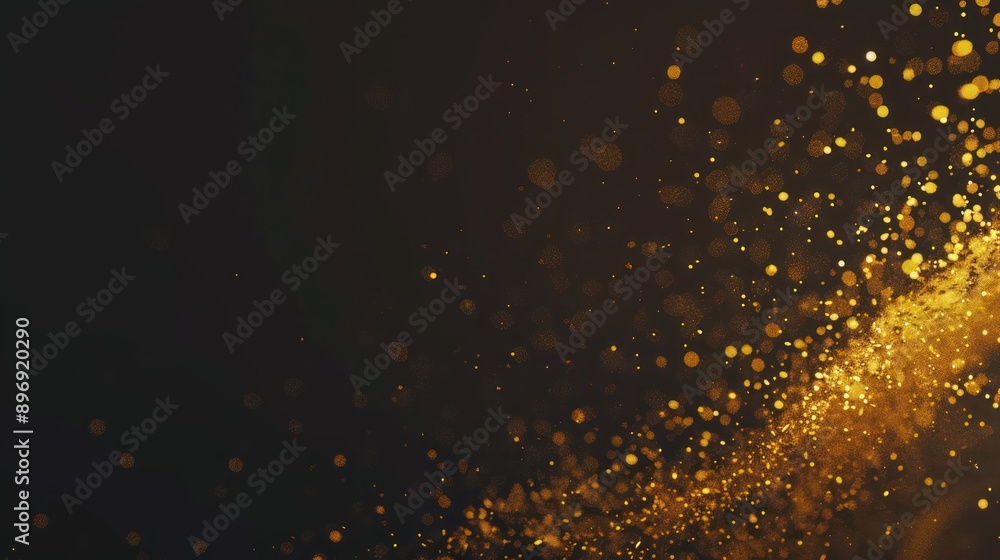 Elegant Golden Particle Background Elegant Golden Particle Background