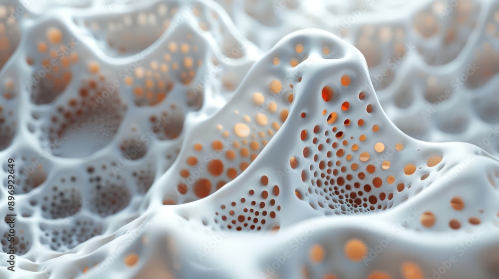 Abstract Textured Surface with Holes Abstract Textured Surface with Holes