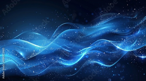 Wallpaper Mural Blue Abstract Wave Background Torontodigital.ca