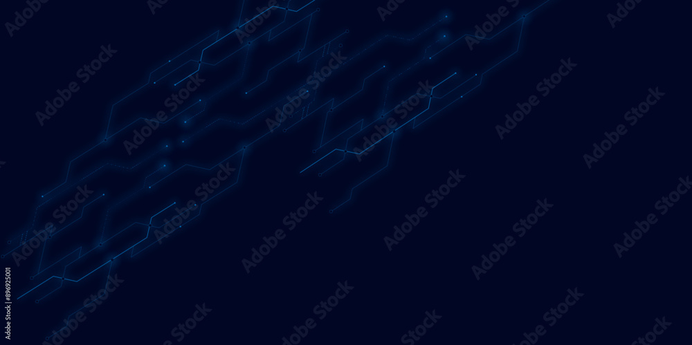 Vectors High-tech connection system on a blue background., Social networking and digital communication technology concept background Vectors High-tech connection system on a blue background., Social networking and digital communication technology concept background