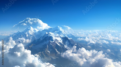 winter mountain landscape