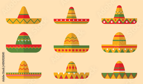 Mexican Hat Flat Icon