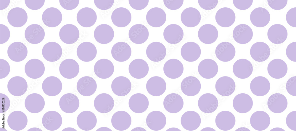 White seamless pattern with violet polka dot White seamless pattern with violet polka dot