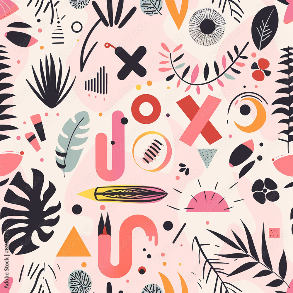 Abstract Tribal Design Background Abstract Tribal Design Background