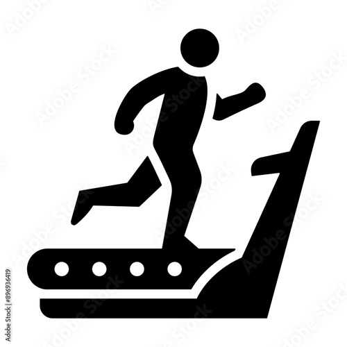 Treadmill Running Icon