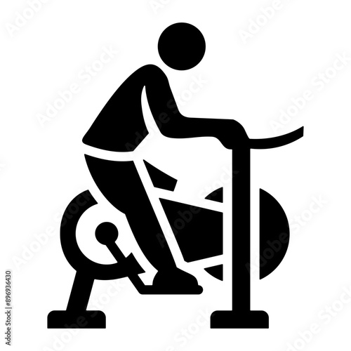 Exercise Bike Icon