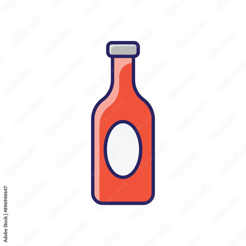 Ketchup vector icon Ketchup vector icon