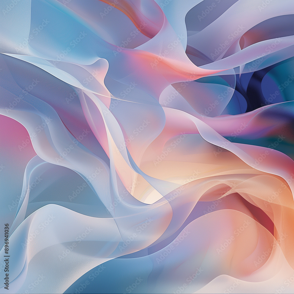 An abstract album cover for ASMR with a modern art twist, featuring fluid shapes, gentle gradients, and soft, flowing patterns. Utilize a palette of soothing, muted colors and organic forms to convey
An abstract album cover for ASMR with a modern art twist, featuring fluid shapes, gentle gradients, and soft, flowing patterns. Utilize a palette of soothing, muted colors and organic forms to convey