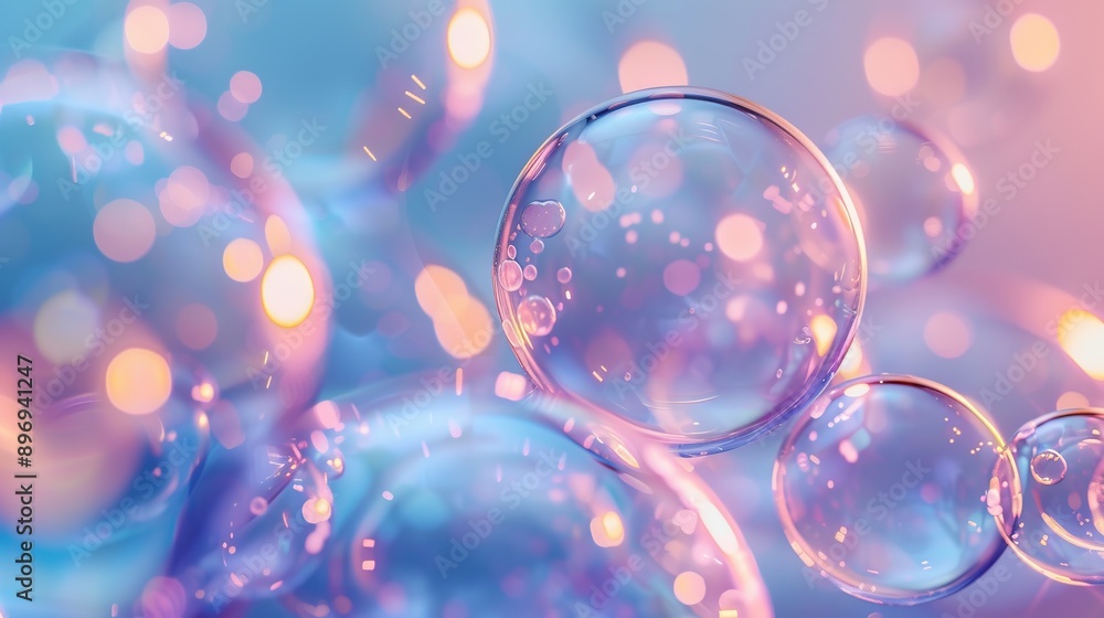 Abstract soap bubble background element for designers Abstract soap bubble background element for designers