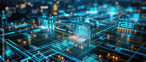 Advanced Control Centers Monitoring Digital Electricity Grids for Efficient Energy Management