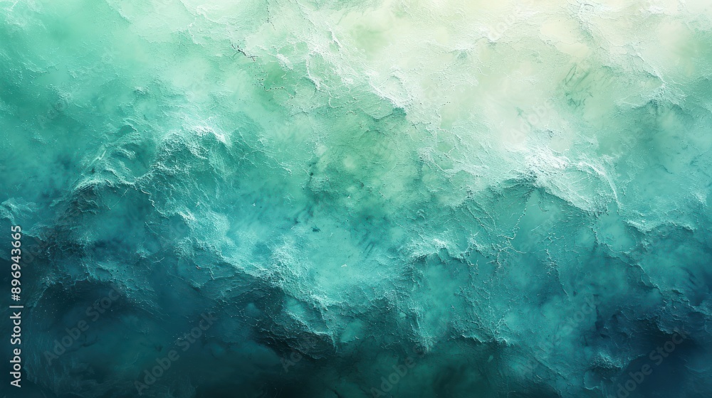 Fototapeta premium Abstract Teal and White Textured Background