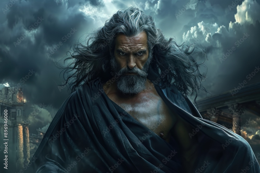 God of the Dead: Hades, Greek Mythology's Aides, Ruler of the Underworld, Brother of Zeus and Poseidon, Married to Persephone, embodying the Power over Death and the Realm of the Departed. God of the Dead: Hades, Greek Mythology's Aides, Ruler of the Underworld, Brother of Zeus and Poseidon, Married to Persephone, embodying the Power over Death and the Realm of the Departed.