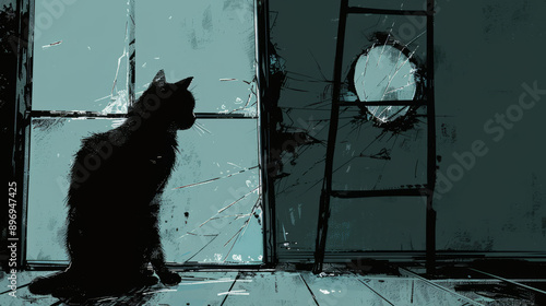 black cats bring bad luck, especially on Friday the 13th, is a superstition rooted in medieval Europe. They were often associated with witches and considered omens of misfortune.