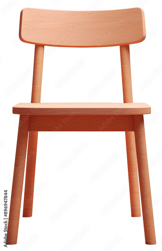 minimal wooden chair 3d render on isolated background, PNG file, dicut. minimal wooden chair 3d render on isolated background, PNG file, dicut.