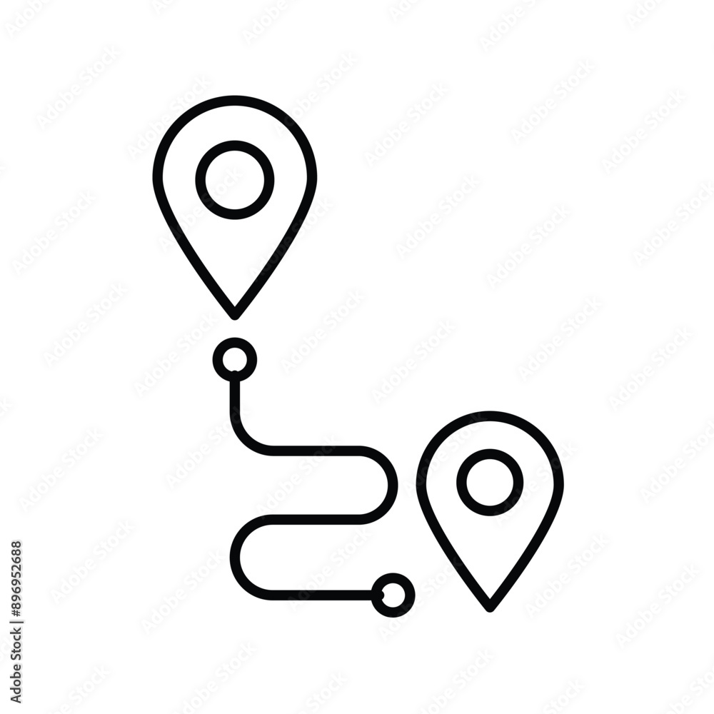 road line icon with white background vector stock illustration road line icon with white background vector stock illustration
