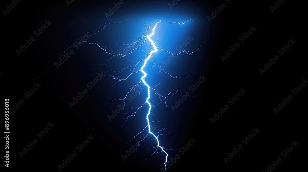 A bolt of lightning strikes the sky A bolt of lightning strikes the sky
