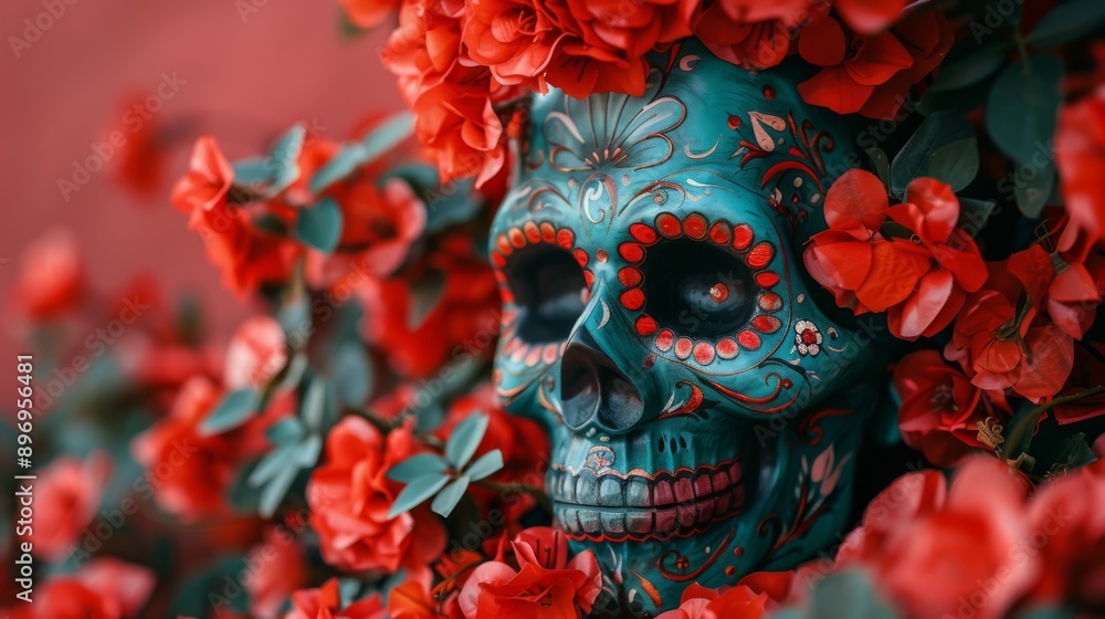 Day of the Dead background, copy space Day of the Dead background, copy space