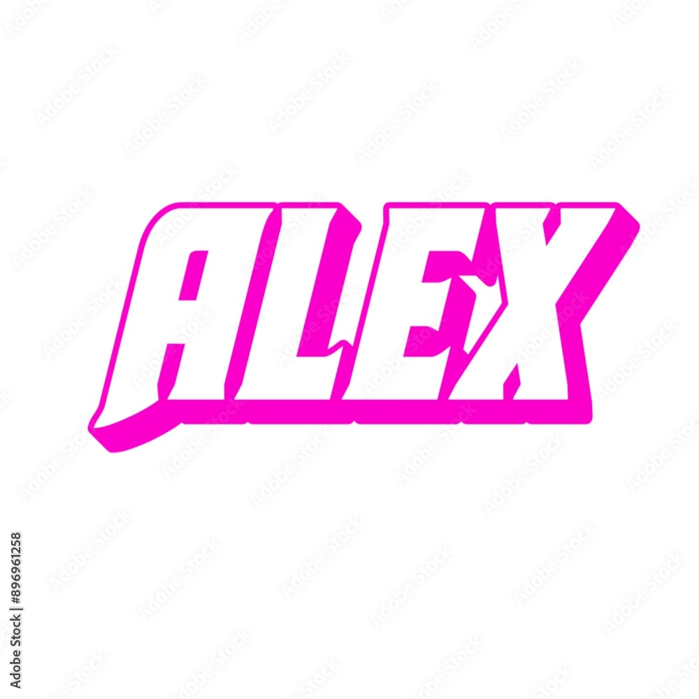 3d alex name text 3d alex name text