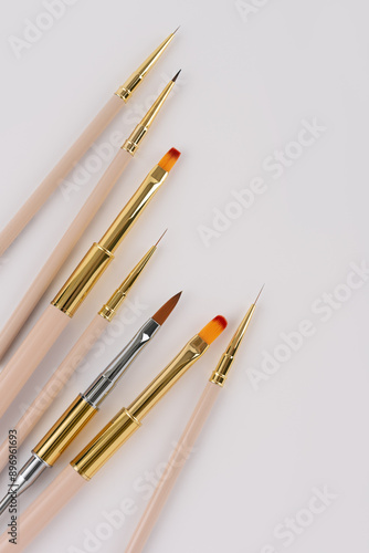 Set nail art brushes