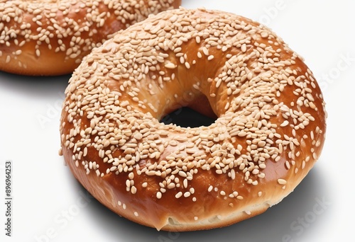 Freshly Baked Sesame Bagels