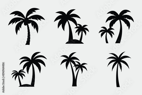 palm tree line art silhouette vector palm, tree, vector, line, art, silhouette, drawing, clipart, icons, illustrations, graphics, outline, design