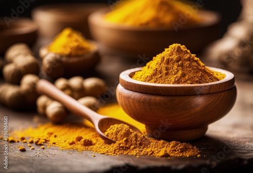 Yellow Turmeric Powder photo