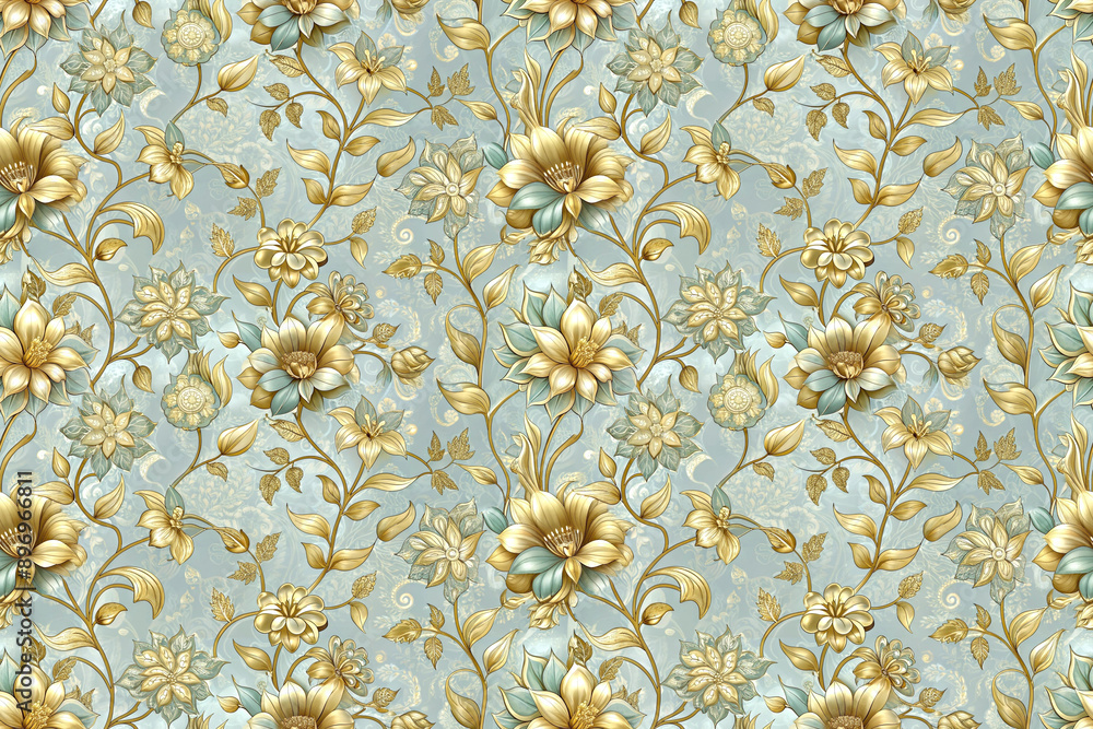 Seamless pattern of white flowers on a light background for fabric, wallpaper Seamless pattern of white flowers on a light background for fabric, wallpaper