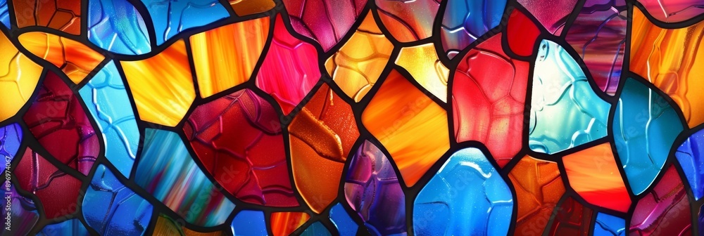 Abstract stained glass window mosaic background, Bright colors, colorful. Architectural decor Abstract stained glass window mosaic background, Bright colors, colorful. Architectural decor