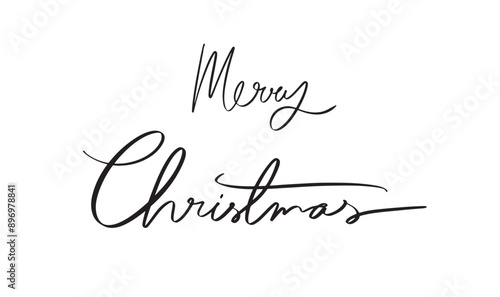 Merry christmas text script calligraphy hand written lettering decoration ornament winter season 25 31 december month happynew year 2024 2025 2026 time calendar gift box greeting happy holiday festive