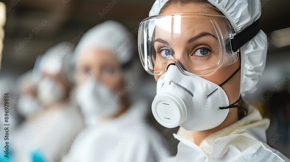 Scientists developing a study on air quality and health impacts, science research design, environmental health Scientists developing a study on air quality and health impacts, science research design, environmental health