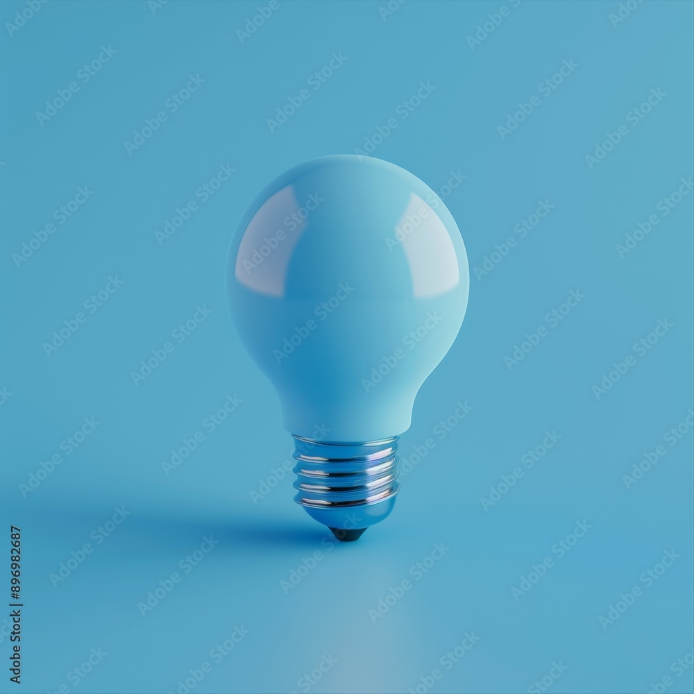 Blue light bulb, lamp mockup, lightbulbs banner, minimal light bulbs with copy space, creativity idea Blue light bulb, lamp mockup, lightbulbs banner, minimal light bulbs with copy space, creativity idea