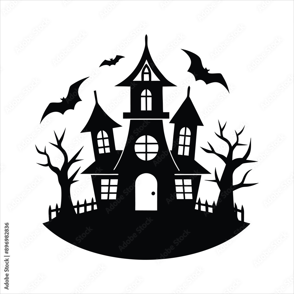 Halloween elements silhouette and vector Halloween elements silhouette and vector