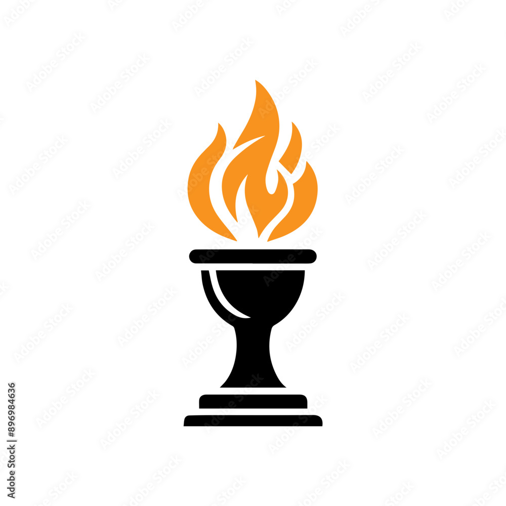 olympic torch icon Vector illustration olympic torch icon Vector illustration