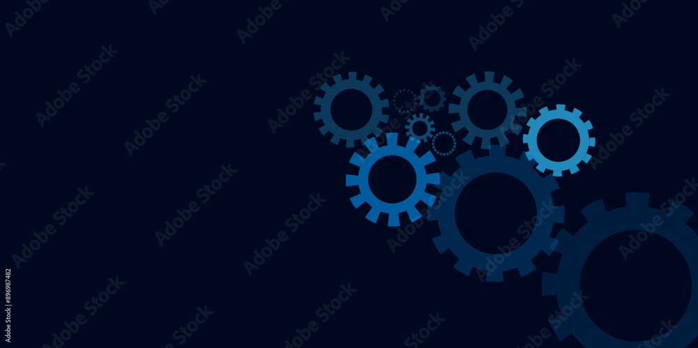 Futuristic gear wheel with wave flow, Abstract technical background design. Digital engineering, network connection. Futuristic gear wheel with wave flow, Abstract technical background design. Digital engineering, network connection.