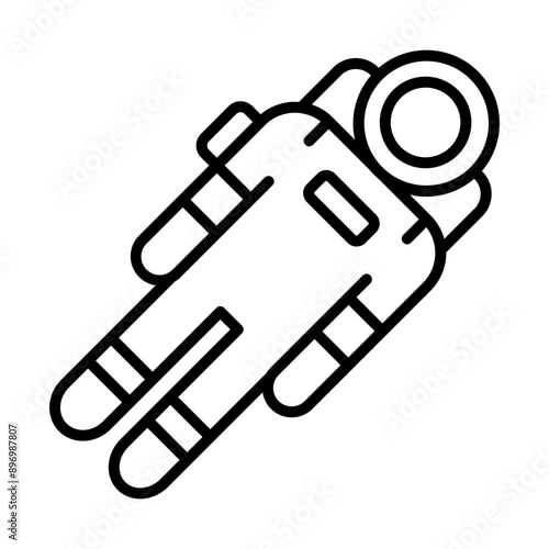 Astronaut Icon Design
