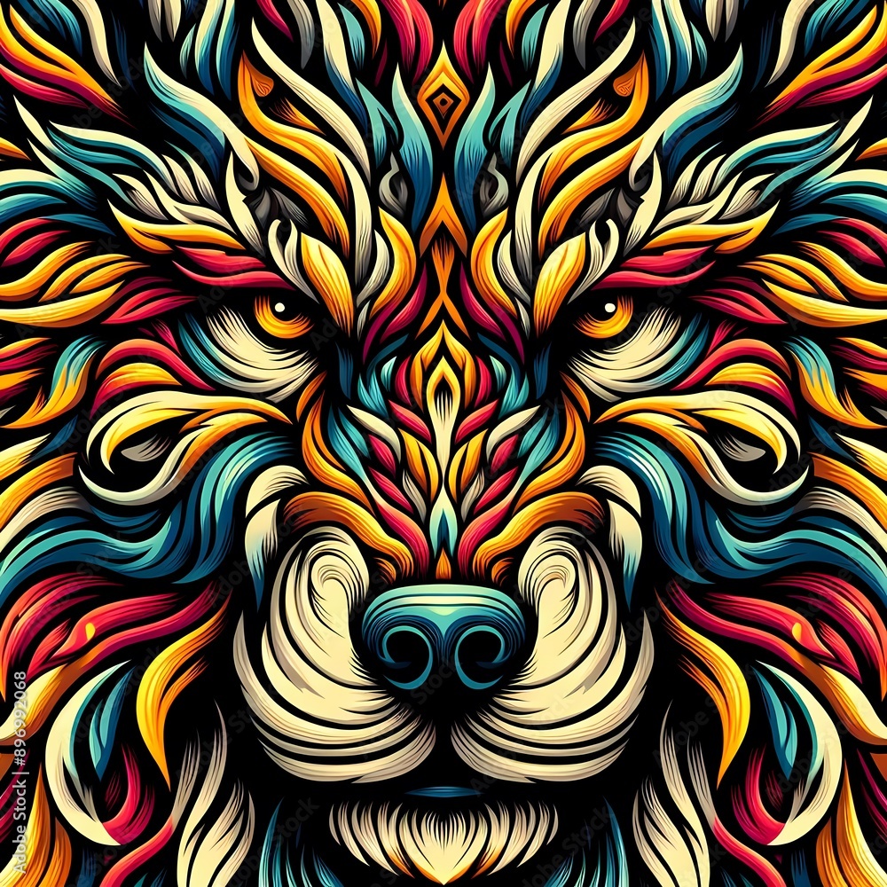 colorful animal themed pattern
colorful animal themed pattern