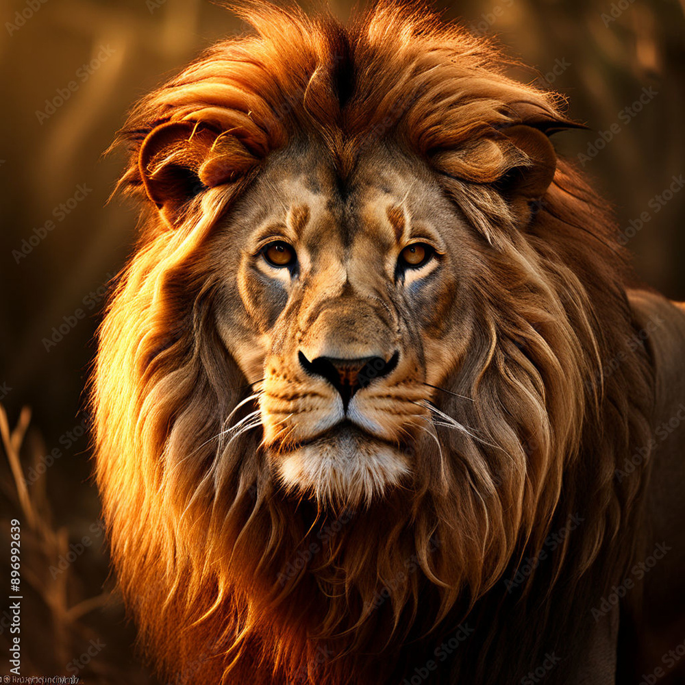 Fototapeta premium portrait of a lion