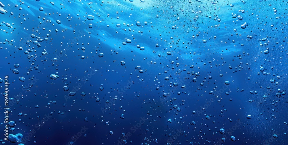 Majestic Underwater Dance: A Symphony of Air Bubbles and Blue Depths - Generative AI Majestic Underwater Dance: A Symphony of Air Bubbles and Blue Depths - Generative AI