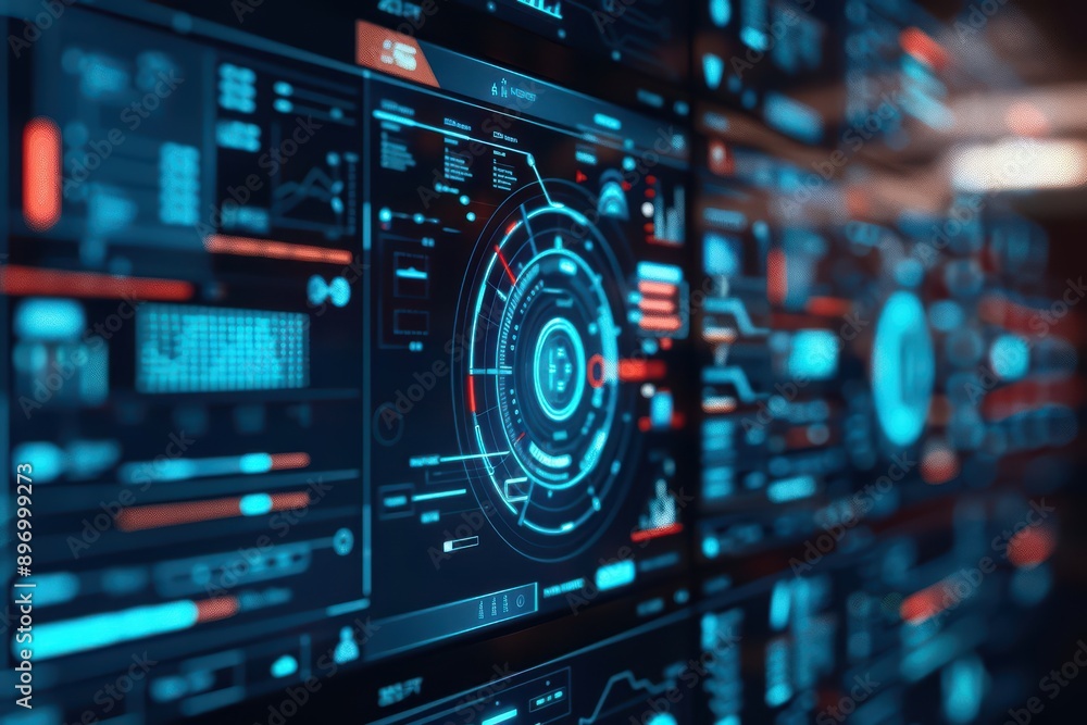 Business Intelligence Concept A sophisticated control room with AIpowered tools and holographic projections providing actionable insights Business Intelligence Concept A sophisticated control room with AIpowered tools and holographic projections providing actionable insights