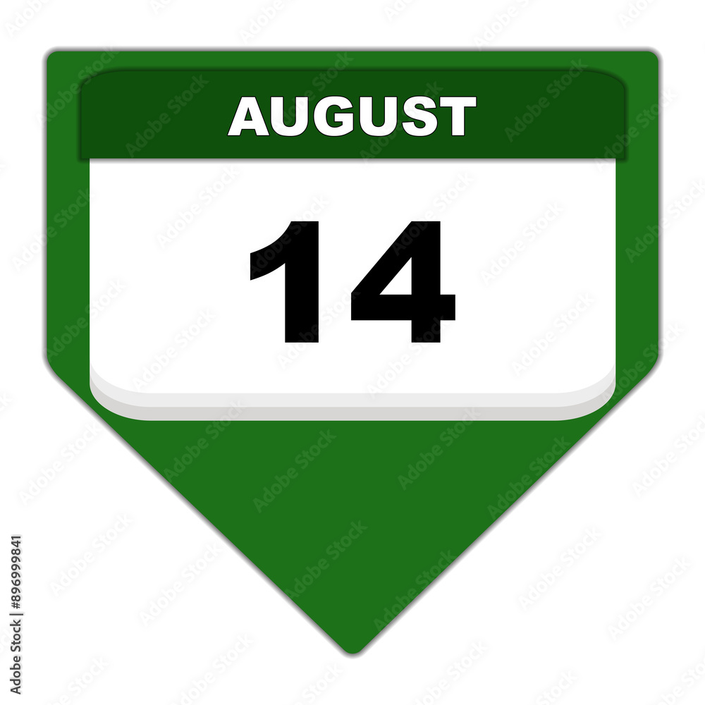 14th date of the month icon. Calendar date green icon. 14th day of August month. Event schedule date. Calendar event reminder date. transparent PNG vector illustration. 14th date of the month icon. Calendar date green icon. 14th day of August month. Event schedule date. Calendar event reminder date. transparent PNG vector illustration.