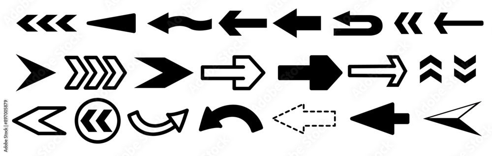 Big set of vector flat arrows. Collection of concept arrows for web design, mobile apps, interface and more. Collection of app sign elements. Vector illustration, eps 10. Big set of vector flat arrows. Collection of concept arrows for web design, mobile apps, interface and more. Collection of app sign elements. Vector illustration, eps 10.