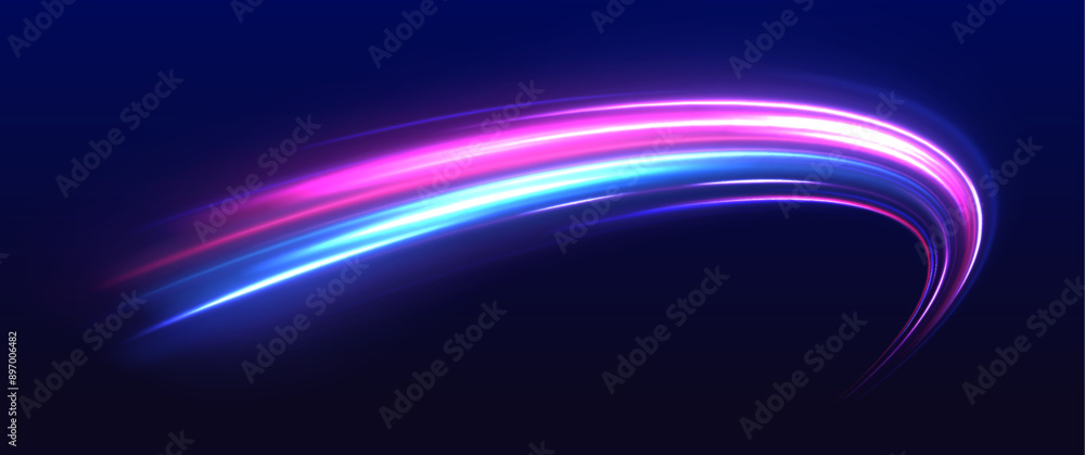 Beautiful glow light flare and spark. Red blue special effect, speed police line. Explosion in universe. Cosmic background for event, party, carnival, celebration, anniversary or other. Beautiful glow light flare and spark. Red blue special effect, speed police line. Explosion in universe. Cosmic background for event, party, carnival, celebration, anniversary or other.