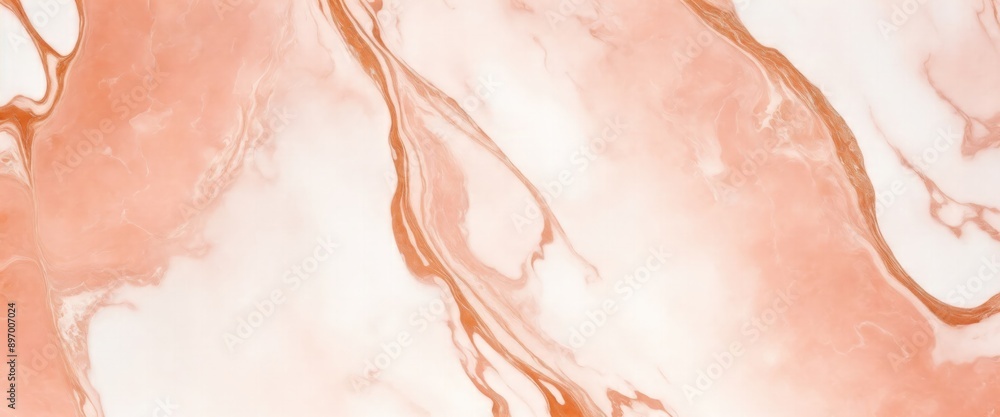 Fototapeta premium Luxury Orange marble rose gold background. texture background design